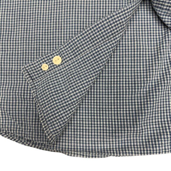 VINTAGE Men's L.L. BEAN Oxford‎ Long Sleeve Tartan Plaid Shirt | Size XL - Picture 3 of 8